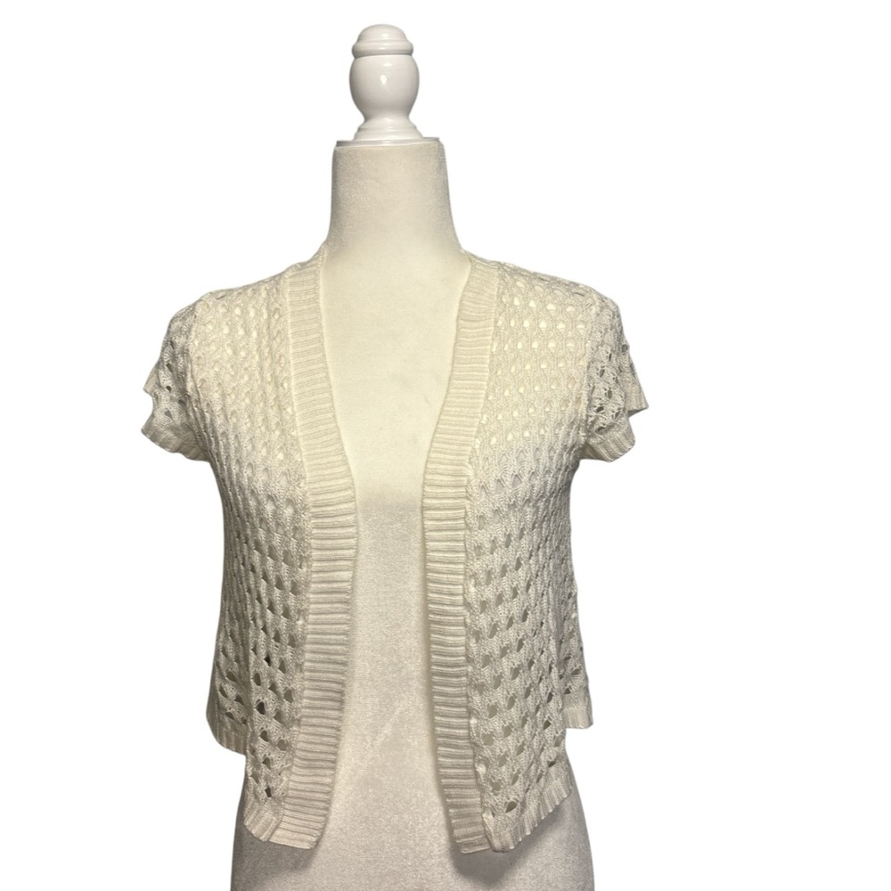 Vintage 90s Y2K Crochet Shrug